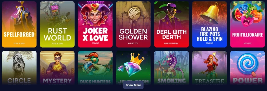 Voorbeeld van een affiliatielandingspagina voor B7 Casino